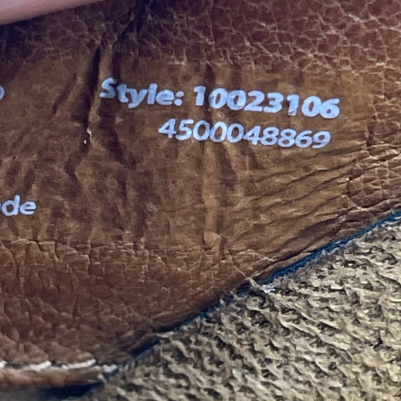 Ariat Women's Brown Leather Slip-On Back-Strap Comfort Clogs  #10023106 - Size 6 - Picture 4 of 14